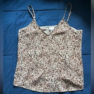a new day Animal Print Tank Top